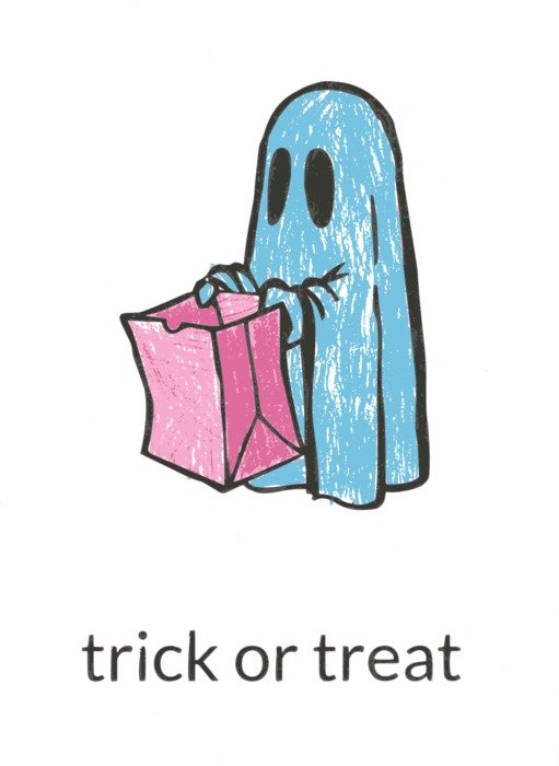 Clip art of Trick Or Treat