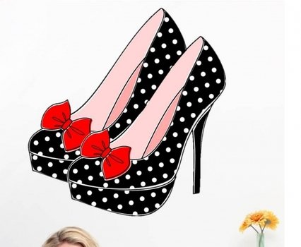Black High Heels Clip Art N4