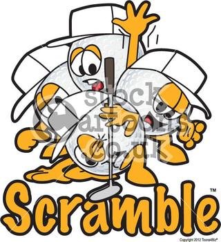Cartoons Golf Scramble