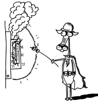 Electrical Safety Coloring Pages