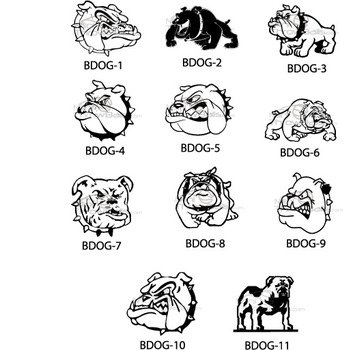 Bulldog Clip Art N6