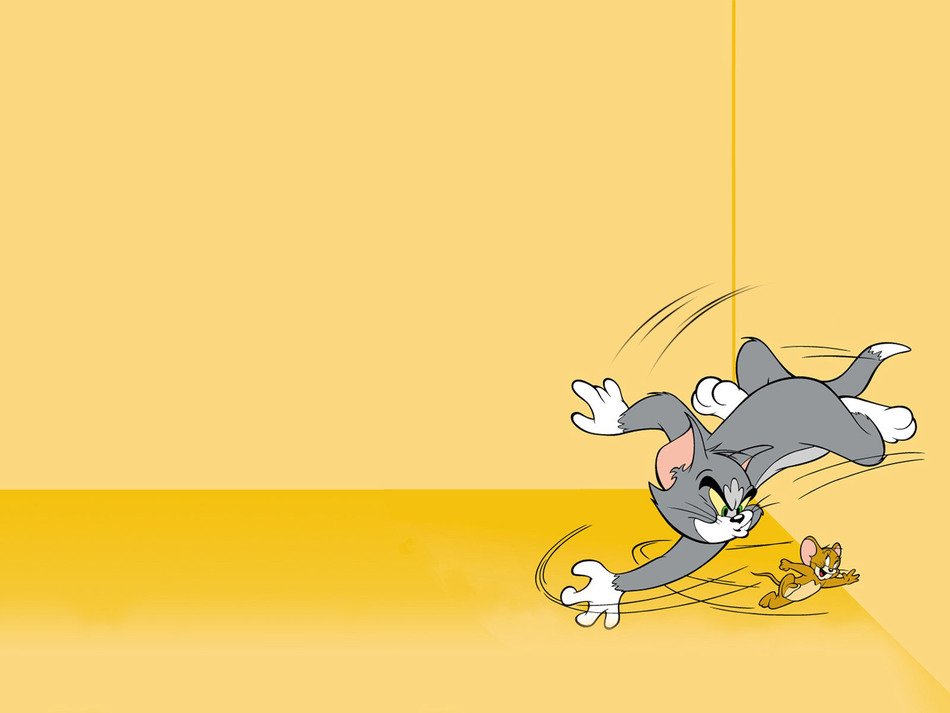 Tom And Jerry runing drawing