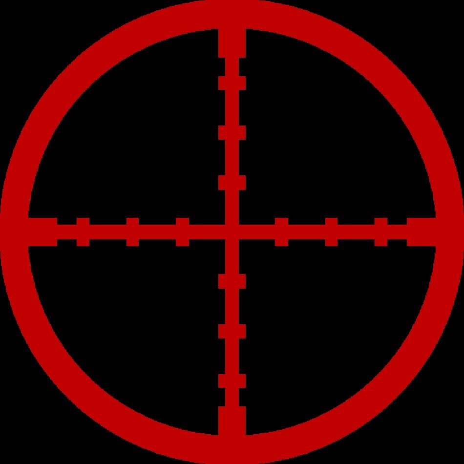 Gun Target Clip Art N4