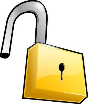 Open Lock Clip Art N6