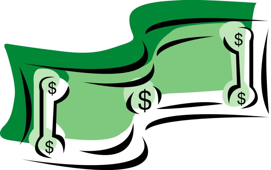 İllustration of Dollar Bills