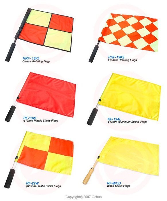 Football Referee Flags