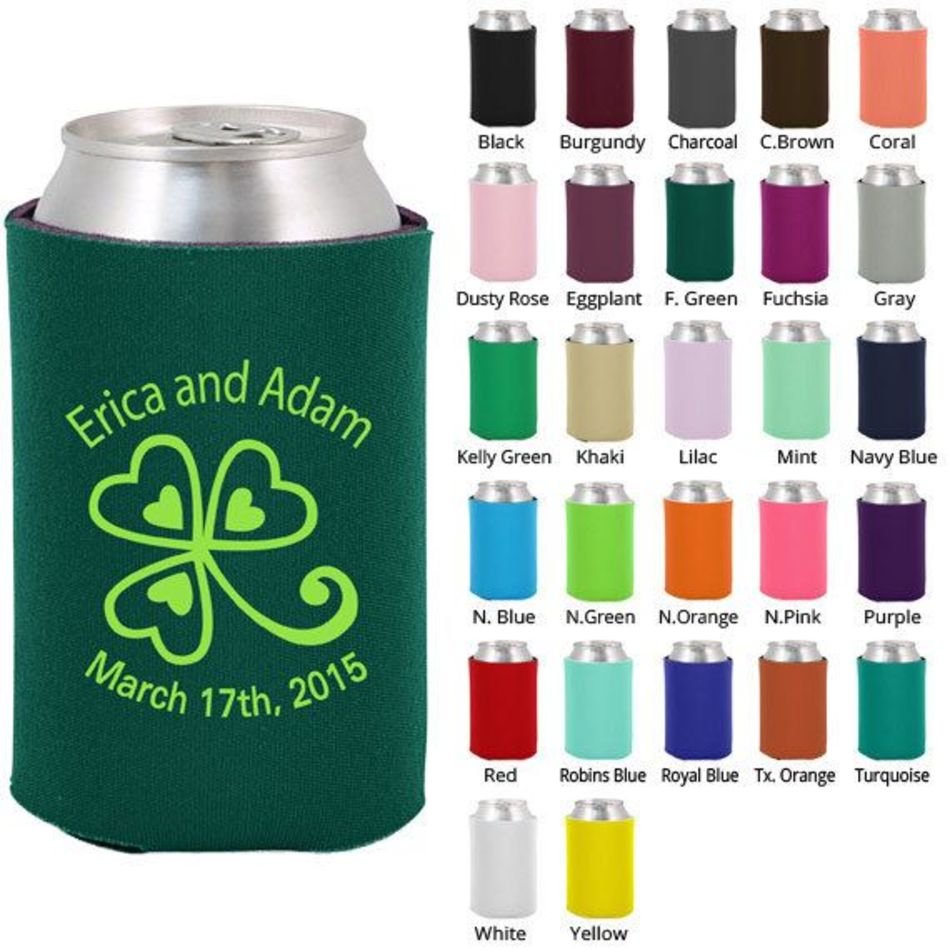 Personalized wedding koozies free image download