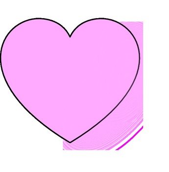 Light Pink Heart Clip Art N3