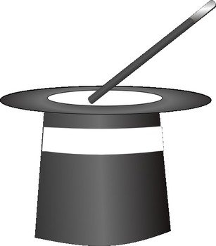Magic Clip Art Black And White