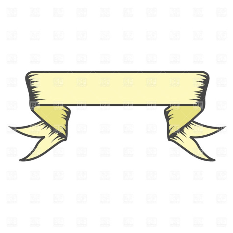 Blank Ribbon Banners Clip Art N2