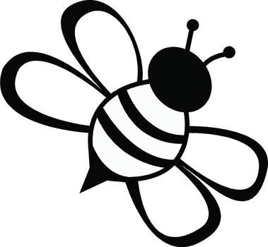 Simple Bee Drawing