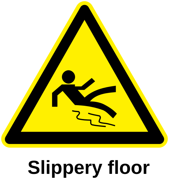 Slippery Floor Clip Art free image download