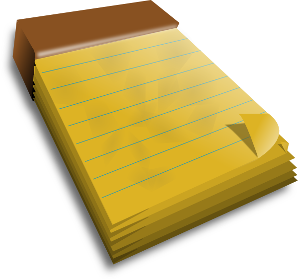 Note Pad Clip Art N4 free image download