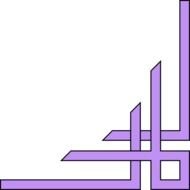 Purple Corner Border Clip Art