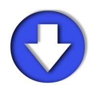 Blue Down Arrow Clip Art