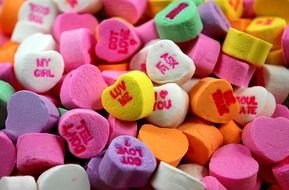 Candy Hearts drawing