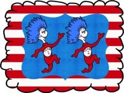 Thing One Two Clip Art