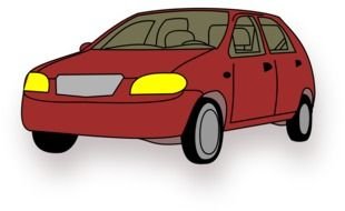 Clip art of car