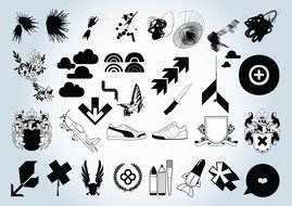 clipart of graphic drawings
