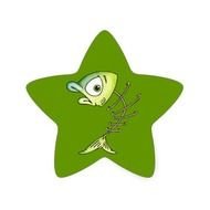 Bone Fish Skeleton Decal