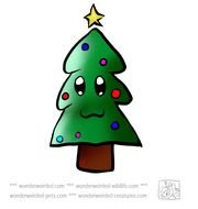 Christmas Tree Clip Art N125