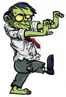 animated scary zombie