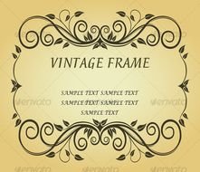 Vintage Frame Border Design