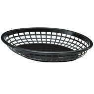 plastic black basket