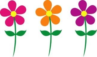 tree drawn flowers