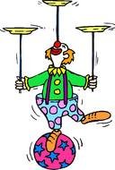 Clown Clip Art N12