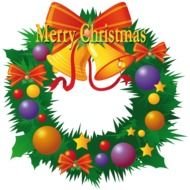 Christmas Wreath Clip Art N26