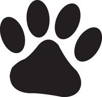 painted trail of a german shepherd