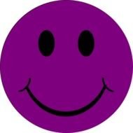 Purple Smiley Face Clip Art N3