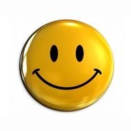 yellow shiny smiley