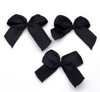 Black Ribbon Bow