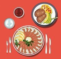 Steak And Fork Clip Art