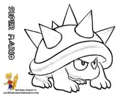 Super Mario Brothers Coloring Pages To Print
