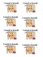 I Need A Break as a graphic illustration