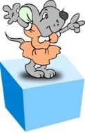 animated mouse on the box