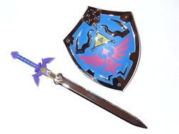 clipart of the legend shield and weapon