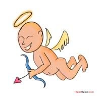Valentine Cupid Clip Art N5