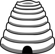 Bee Hive Clip Art N15