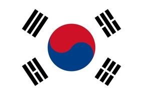 flag blue red circle drawing