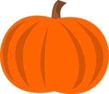 red Pumpkin Clip Art drawing