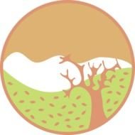 picturesque nature on the emblem
