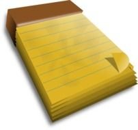 Note Pad Clip Art N4