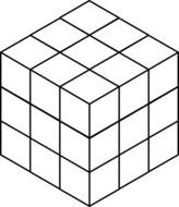 Cube Clip Art drawing