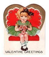 Vintage Valentine Greetings clipart