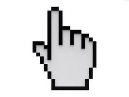 Cursor Hand Pointer drawing