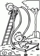 Playground Coloring Pages drawing